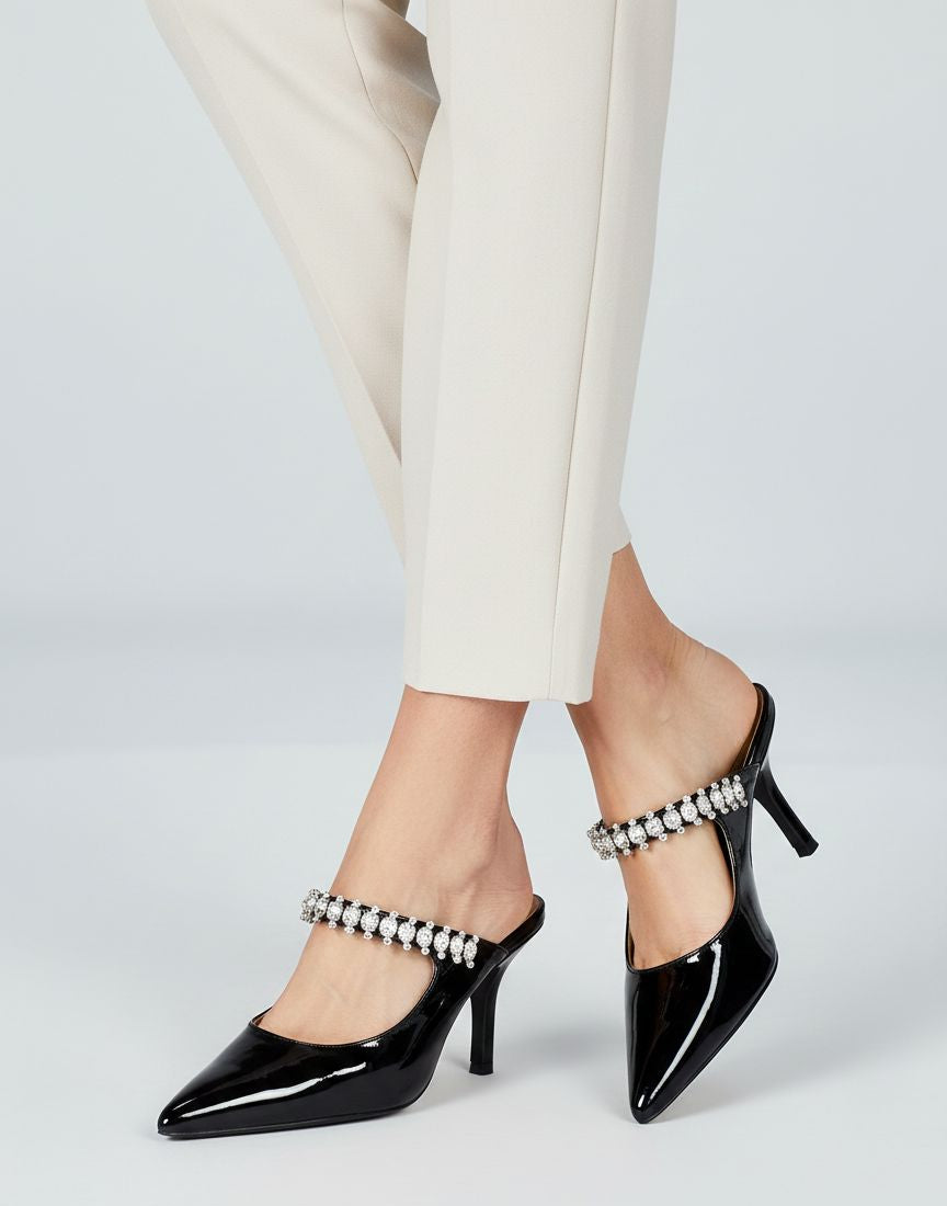 Elara Stone Strap Heels ðŸ‘