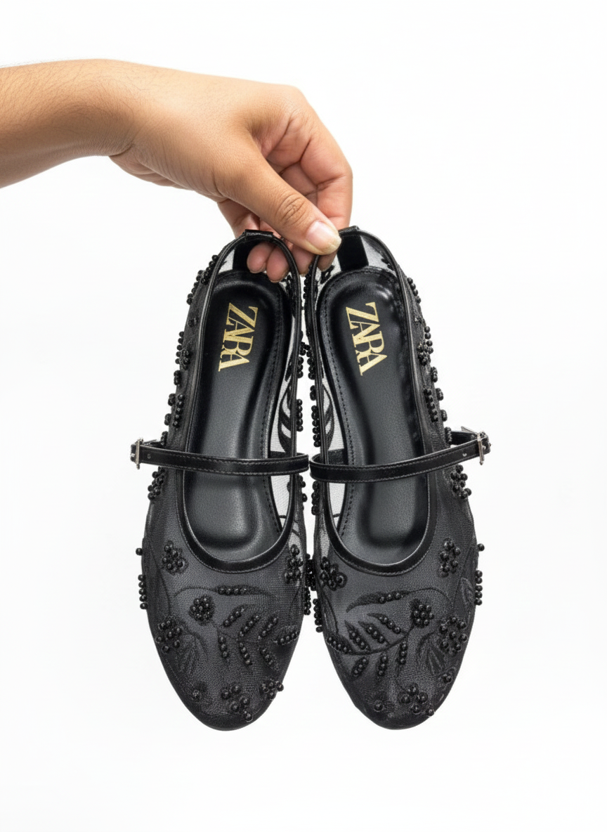 Moti Pumps ⭐ Hand embroidered