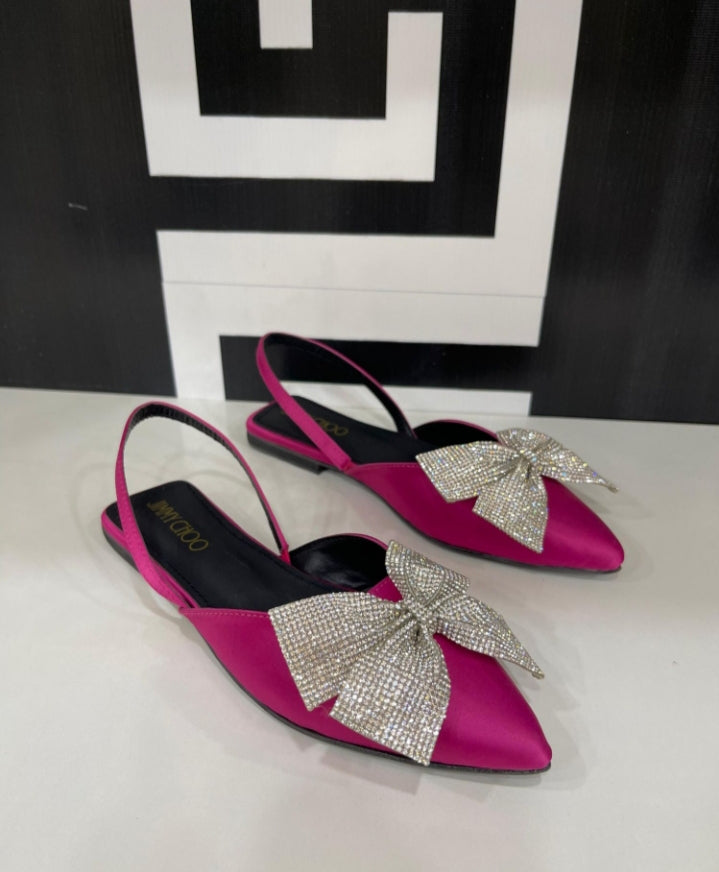 ✨ Elegant Bow Flats Pumps