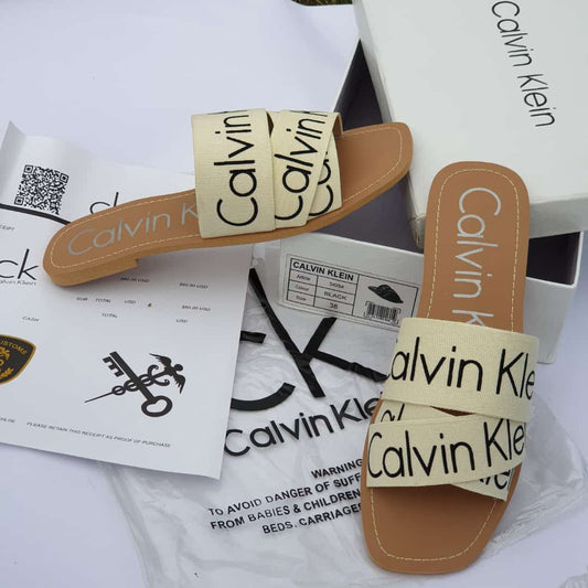 Aura Cross-Strap Fashion Sliders