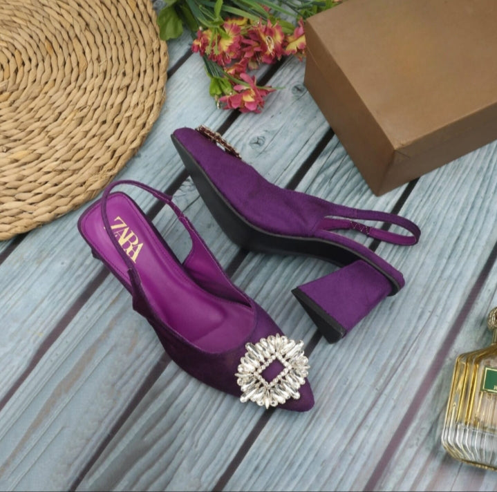 Stylish Triangle Block Heel 💓