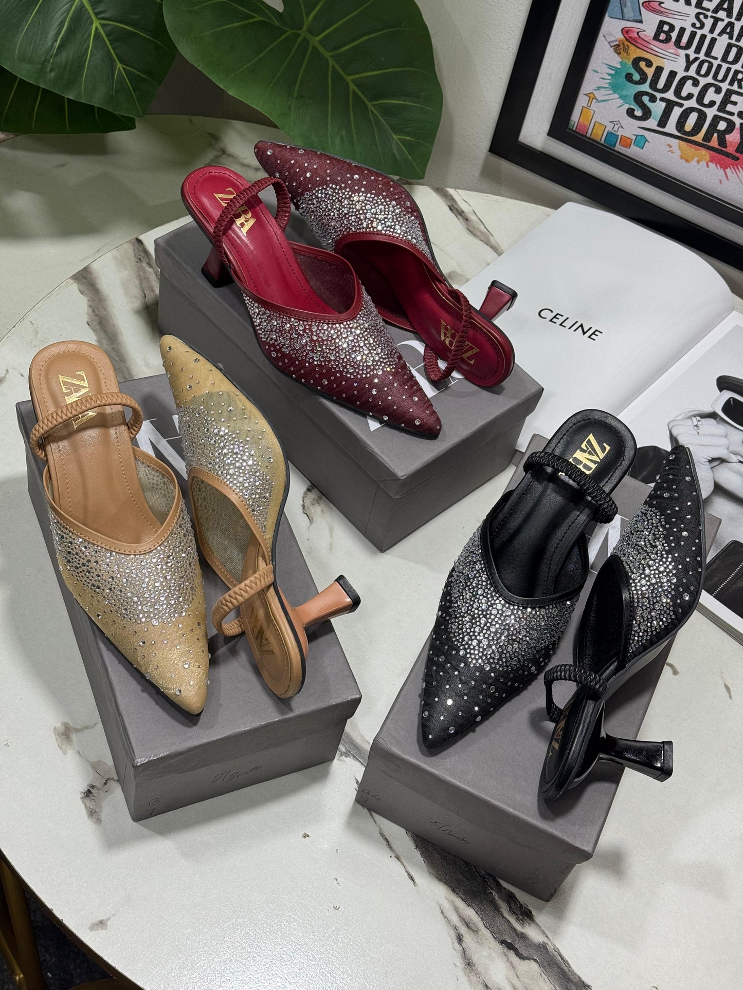 ZUNEZO Crystal Elegance Luxe Heel