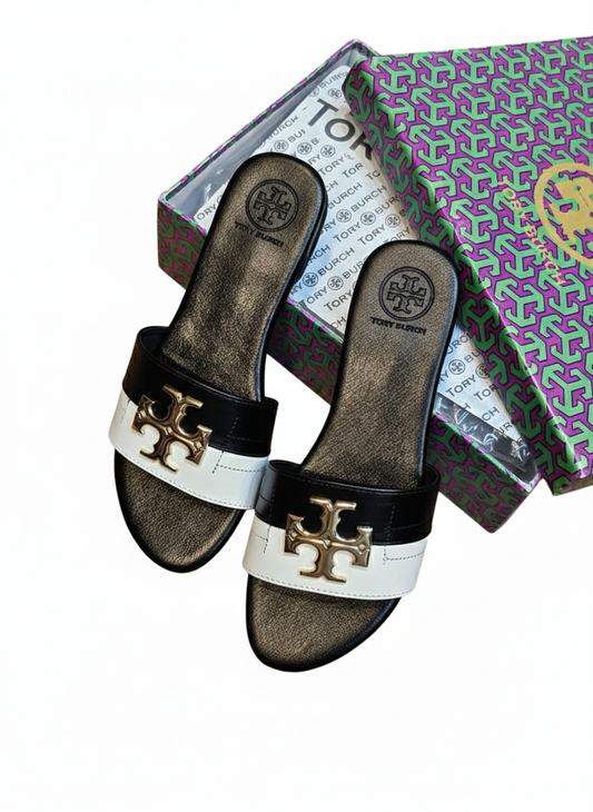 Luxe Monogram Comfort Slides