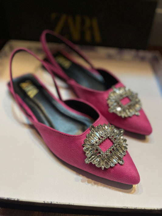 Rhinestone Slingback Pump 💖