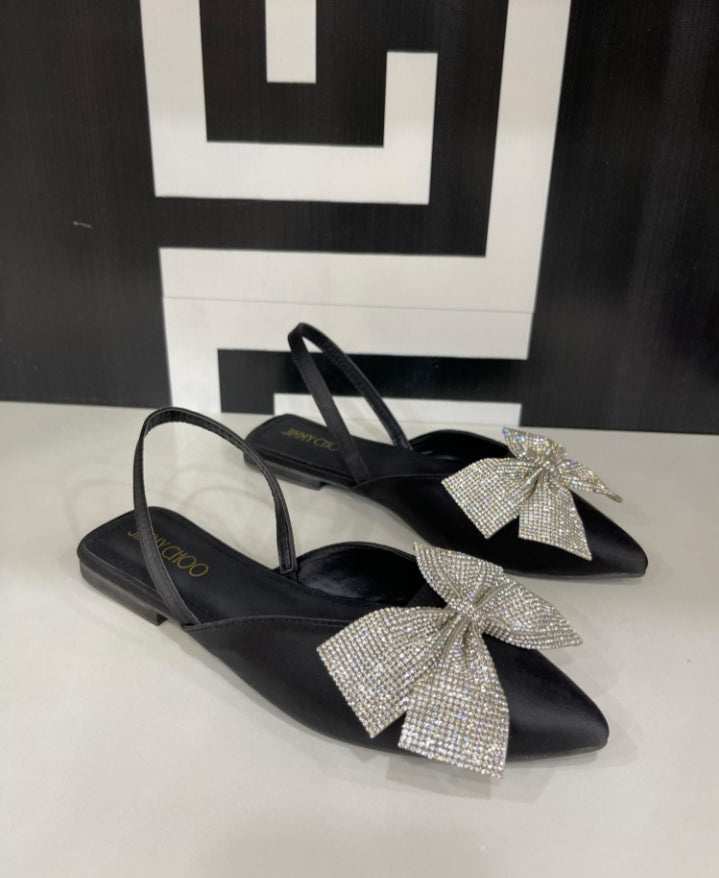 ✨ Elegant Bow Flats Pumps
