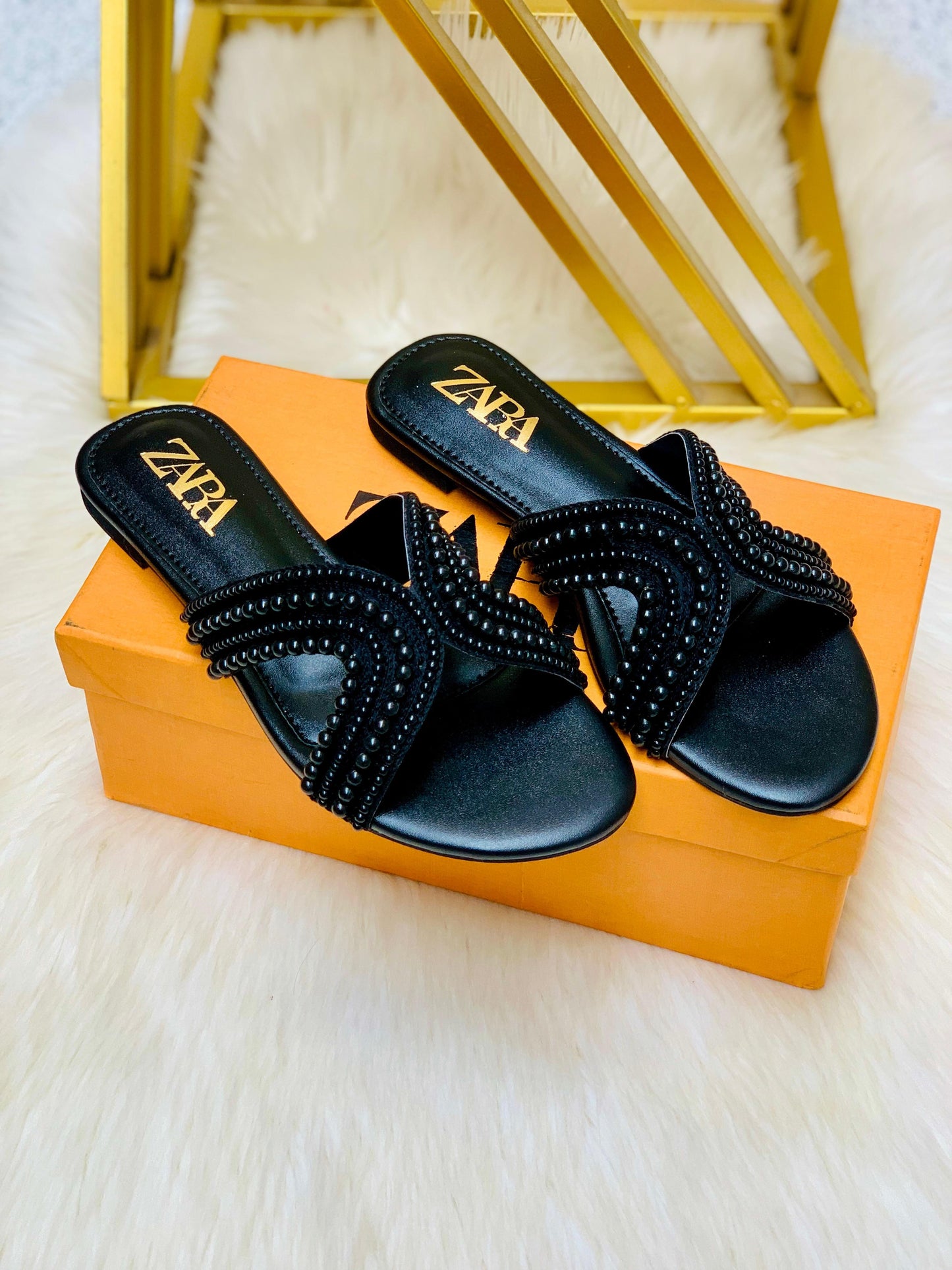 Zr Pearl Flat Slipper 🔥