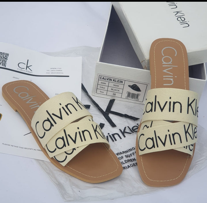 Aura Cross-Strap Fashion Sliders