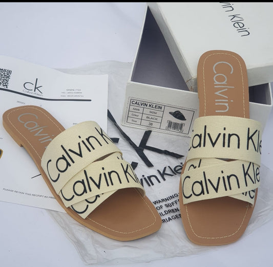 Aura Cross-Strap Fashion Sliders