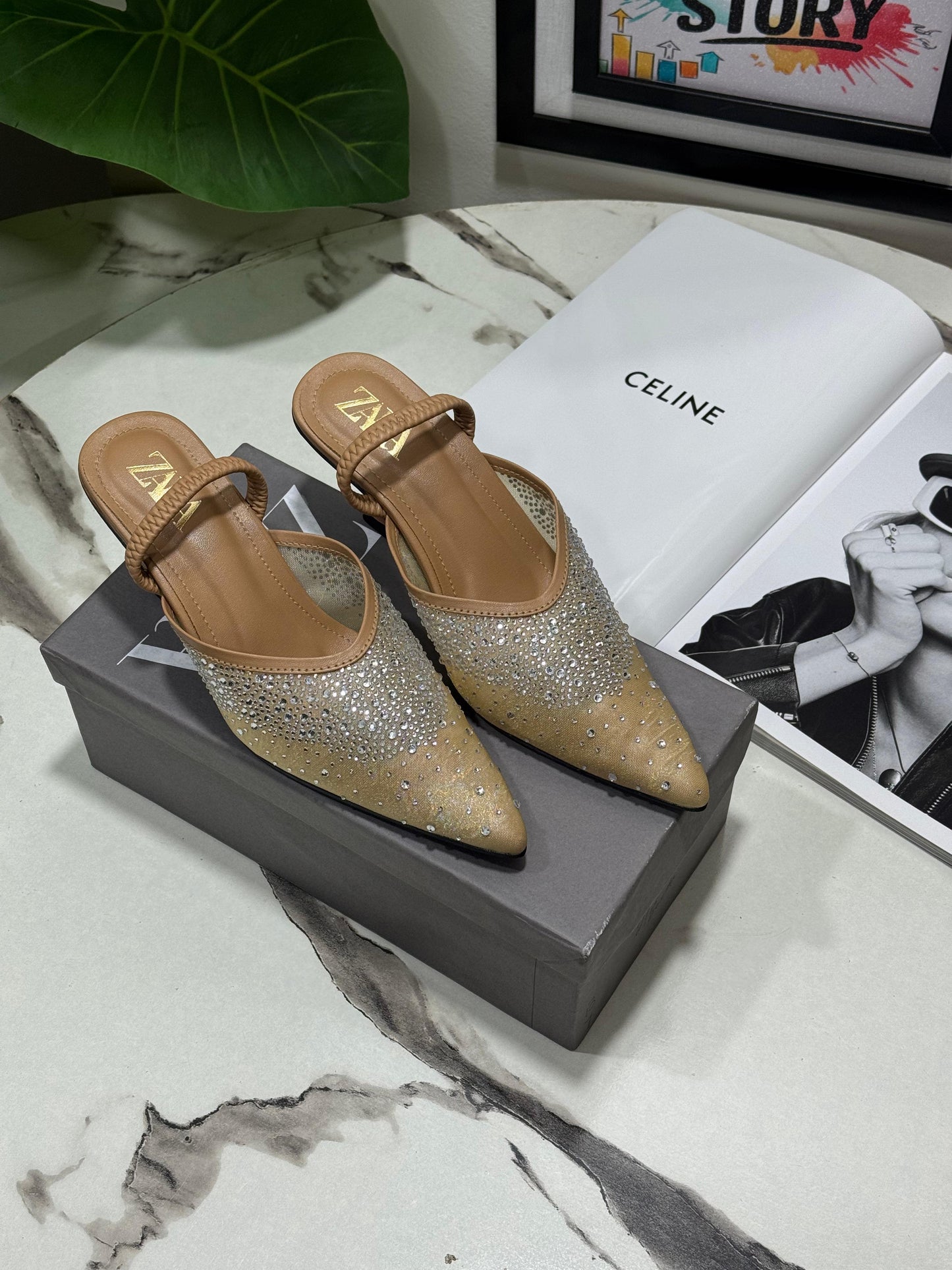 ZUNEZO Crystal Elegance Luxe Heel