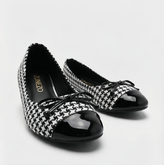 ZUNEZO Monochrome Grace Noir Pumps -115