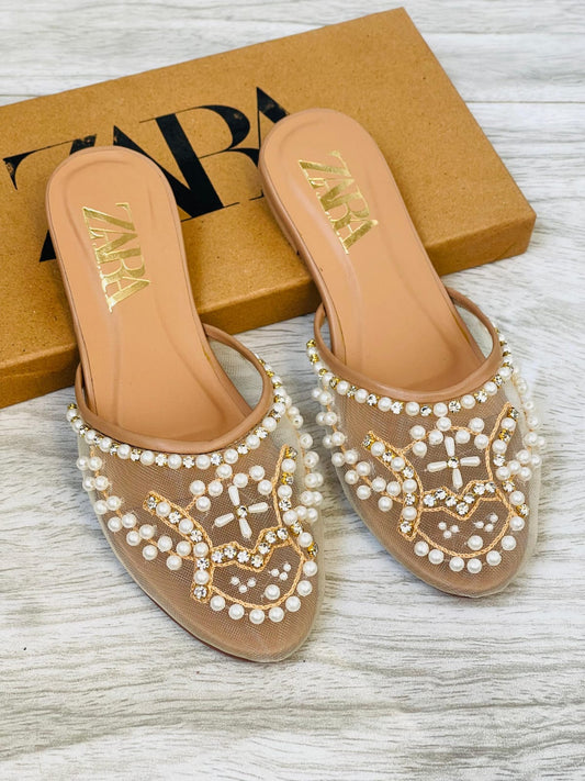 Elegant Sheer Mesh Flat Pump's ✨