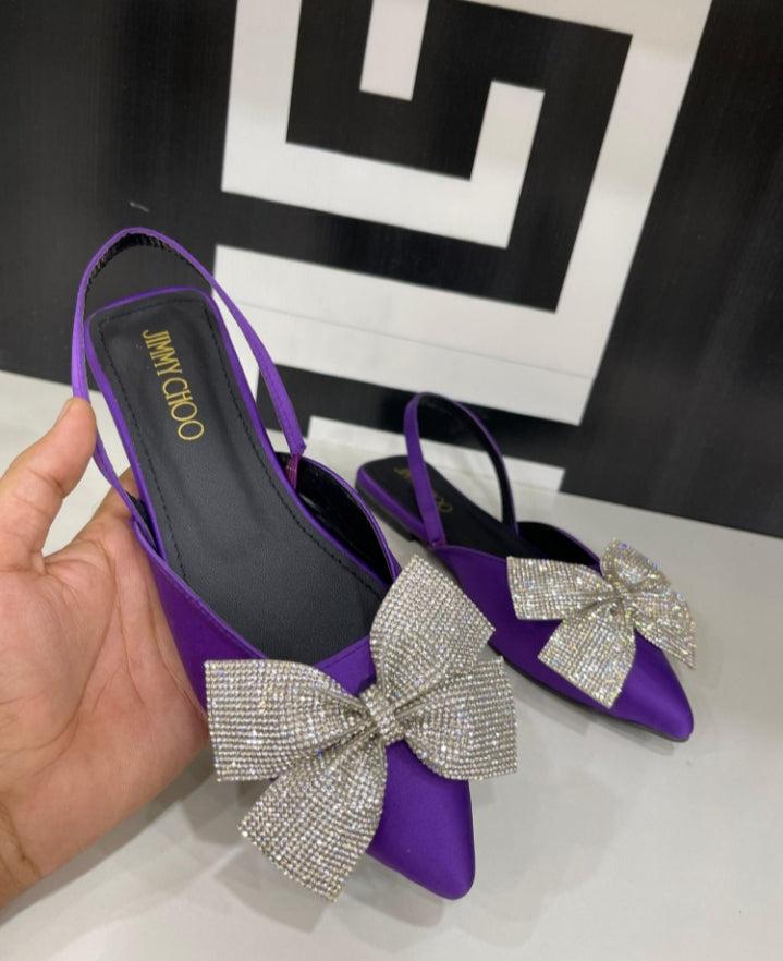 ✨ Elegant Bow Flats Pumps